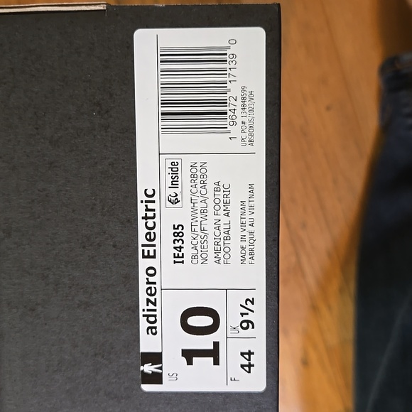NIB Men's adidas adizero Electric Size 10 #IE4385 - Picture 9 of 9